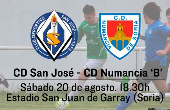 Derbi soriano: CD San José y CD Numancia 'B'.