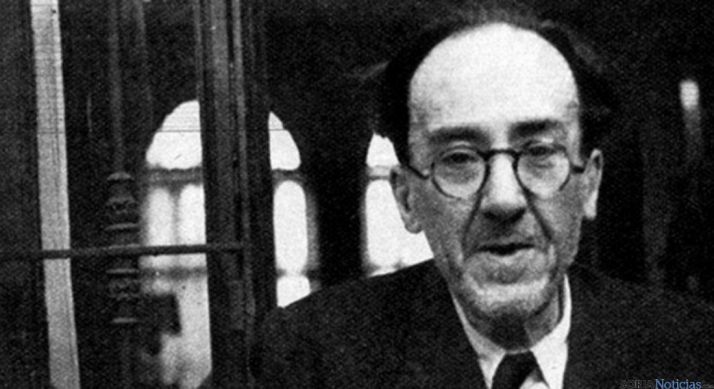 El poeta Antonio Machado. 