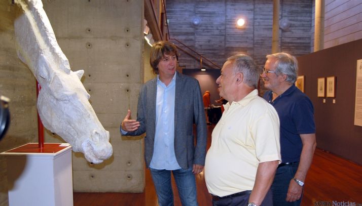 Martínez, (izda.), Santonja y Bárez. / Ayto.