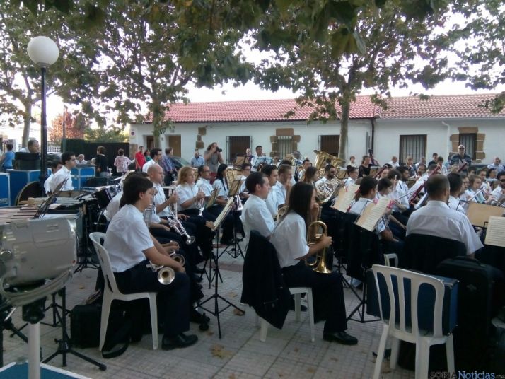 La Banda de Música, en concierto.