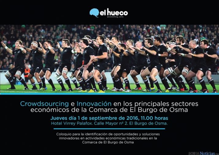 Cartel promocional promovido por El Hueco.