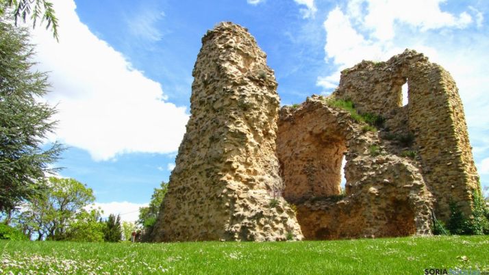 Restos del castillo de Soria
