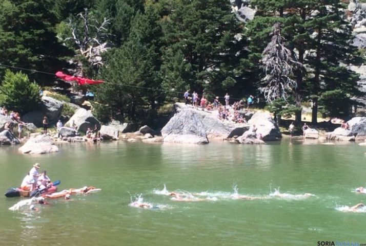 Imagen de la prueba en la Laguna Negra