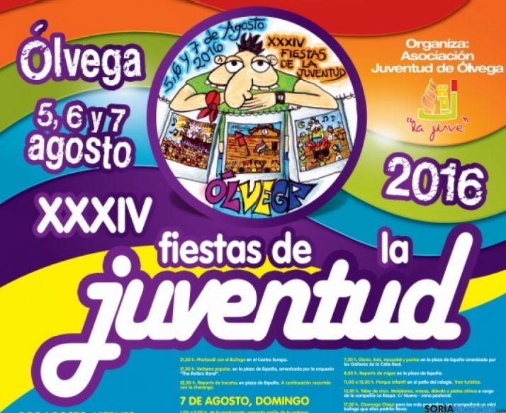 Cartel de fiestas.