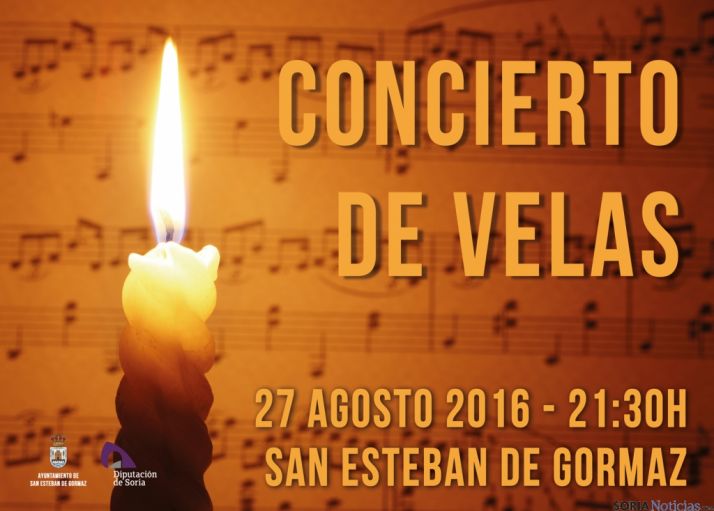 Los J&oacute;venes M&uacute;sicos Sorianos, en el concierto de las velas de San Esteban