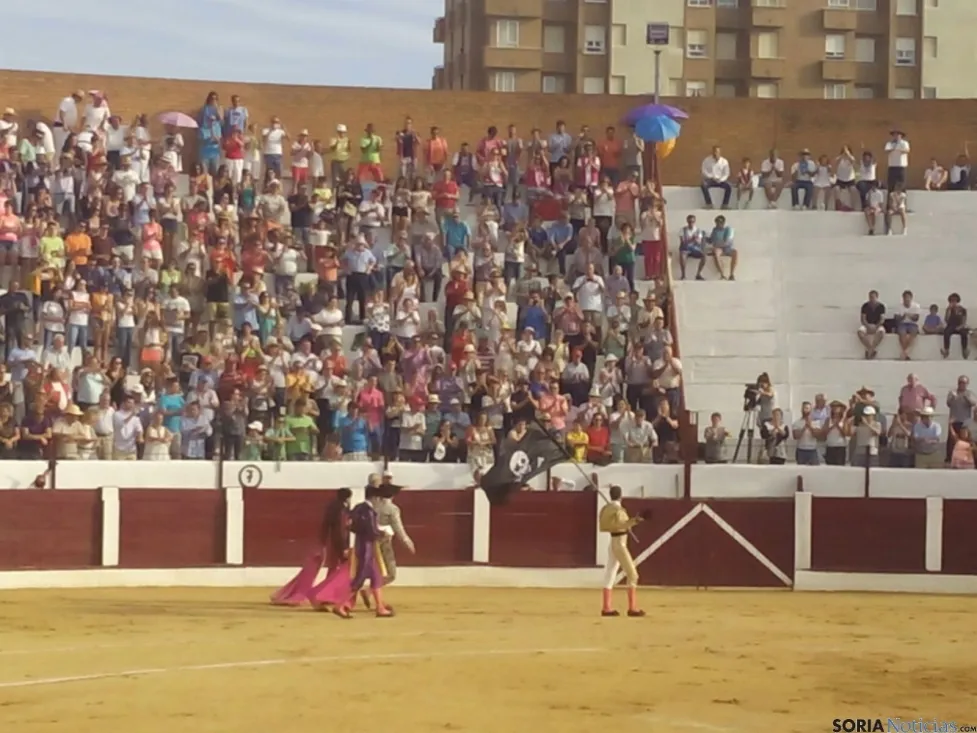 Imagen tarde de toros en Almazán. /SN