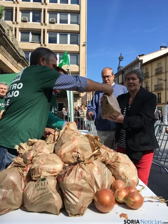 Primera de las jornadas reivindicativas de ASAJA Soria. / SN