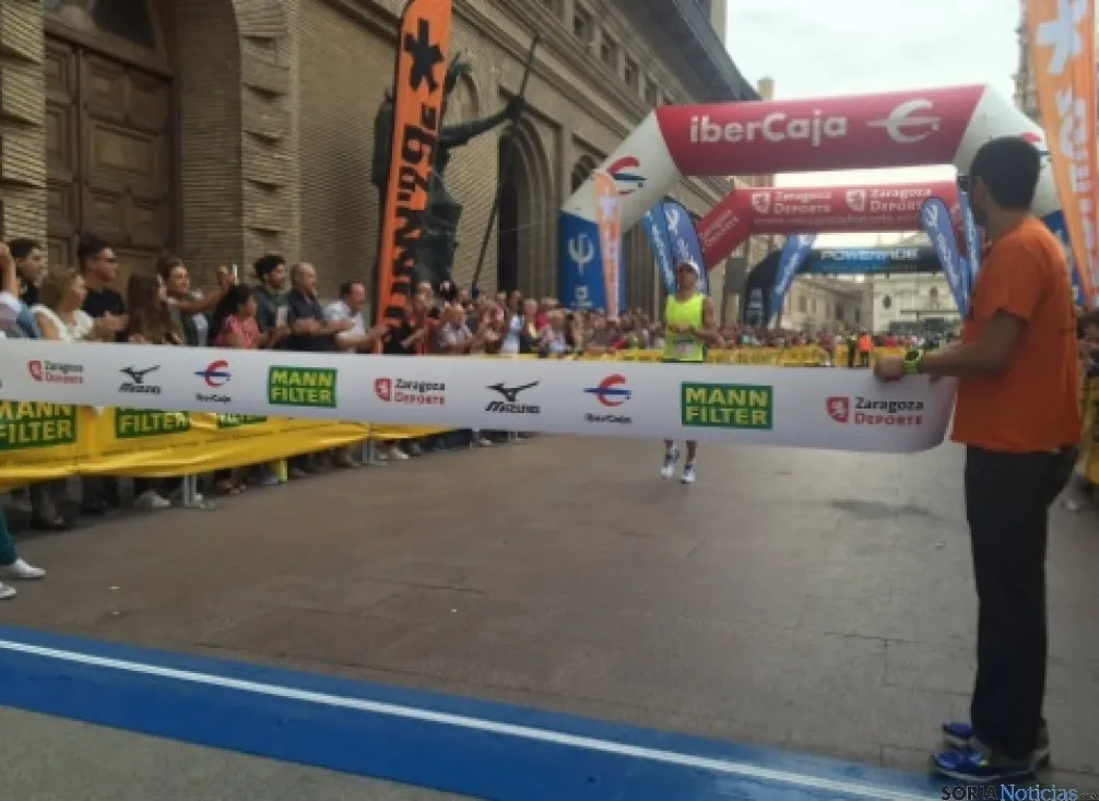Enrique Fernández. / @MaratonZaragoza