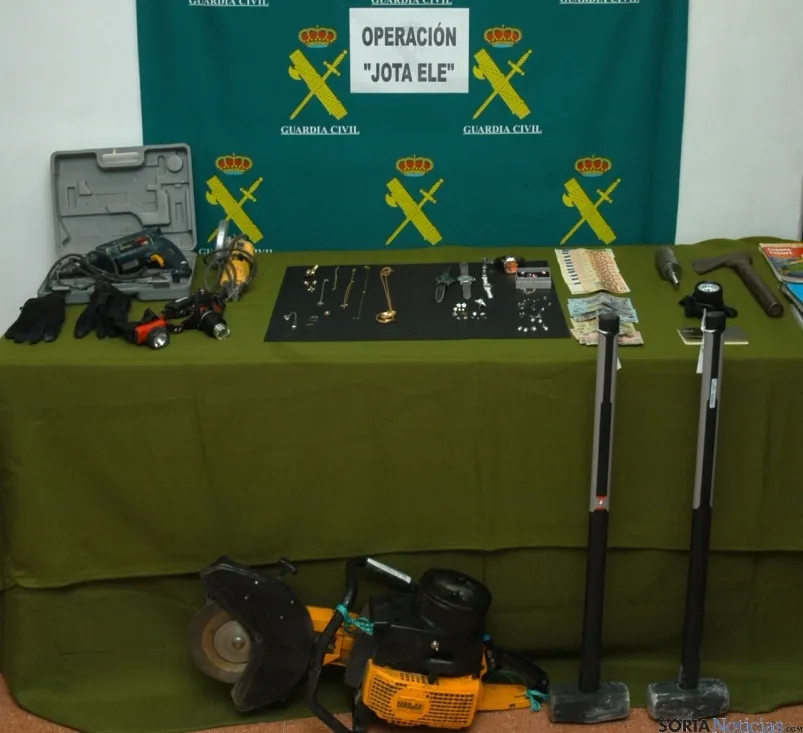 La Guardia Civil en Soria culmina una gran operación. / Subdeleg