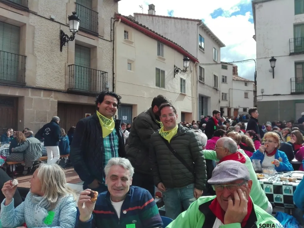 Comida popular en Ólvega (Soria).