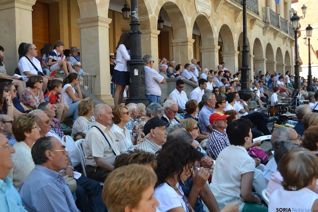 Pasacalles y concierto de las bandas de Soria y Cullera. /SN