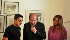 Imagen de la visita de Herrera este martes a Soria. / SN