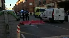 Imagen del lugar tras el atropello./ SN