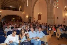 Alcaldes en la reunión del Consejo provincial