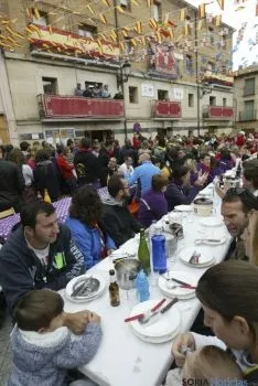 Comida popular en Ólvega (Soria).