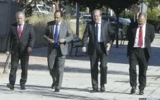 Imagen de la visita de Juan Vicente Herrera a Soria. / SN
