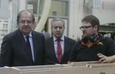 Imagen de la visita de Juan Vicente Herrera a Soria. / SN