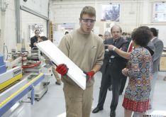 Imagen de la visita de Juan Vicente Herrera a Soria. / SN