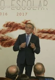Imagen de la visita de Juan Vicente Herrera a Soria. / SN