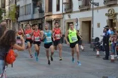 Atletas de la carrera K5 Fermín Cacho. /SN
