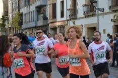 Atletas de la carrera K5 Fermín Cacho. /SN