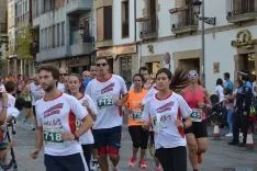 Atletas de la carrera K5 Fermín Cacho. /SN