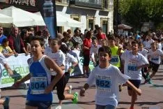 Numerosas chavales, en las carreras de las categorías inferiores. /SN