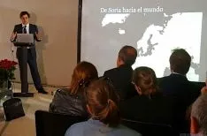 Martínez de Haro este miércoles en las instalaciones garreñas. / SN