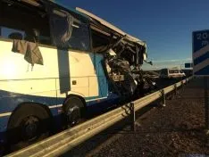 Accidente de tráfico en Adradas, Soria. / Cope Soria.