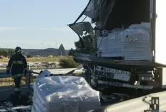 Accidente de tráfico en Adradas, Soria.