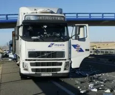 Accidente de tráfico en Adradas, Soria.