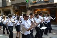 Pasacalles y concierto de las bandas de Soria y Cullera. /SN