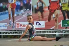 Las gimnastas del Numancia ofrecieron una demostración. /SN