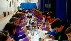 Comida popular en Ólvega (Soria).
