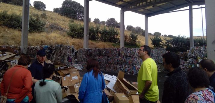 Imagen de la visita a la planta.