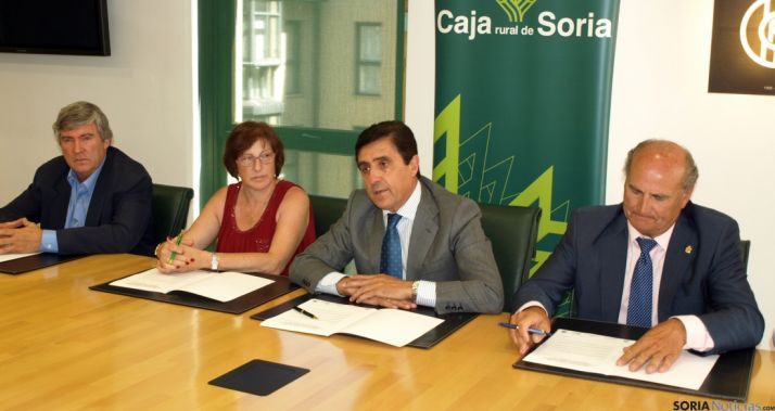 Herrero, (izda.) Rodrigálvarez, Martínez Izquierdo, De Pablo y Martínez. / CR