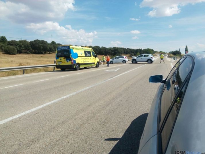 Imagen del accidente ocurrido en Cadosa. /SN