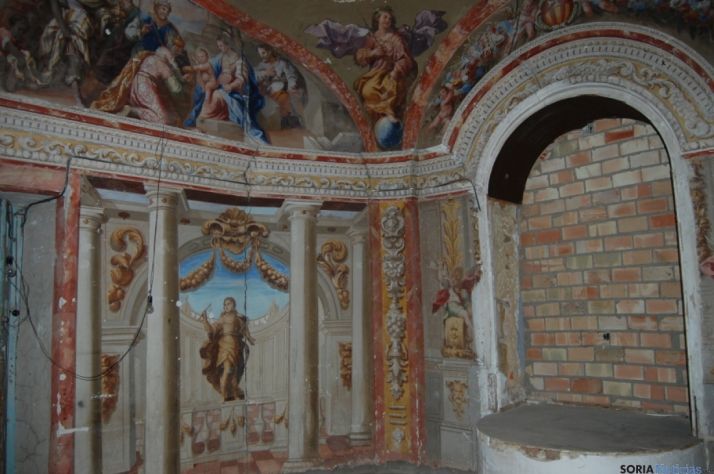 Pinturas del Camarín de la Virgen del Aula Magna. / Diputación de Soria.