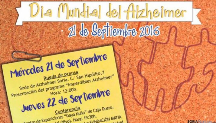 Programa del Día Mundial del Alzheimer de la Asociación Alzheimer Soria.