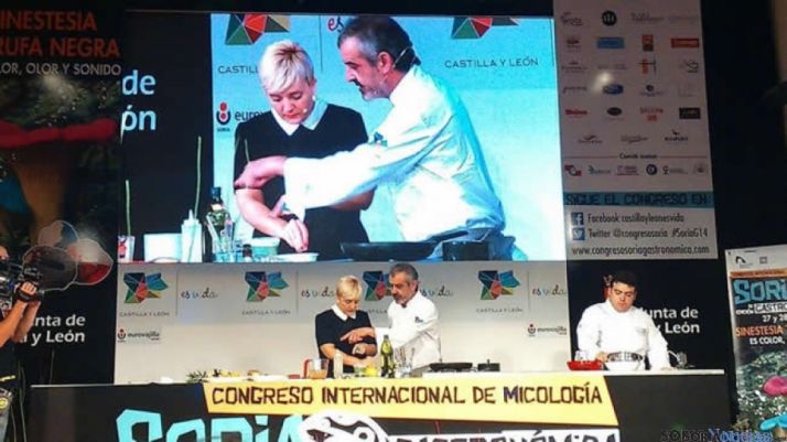 Juan Pablo Felipe, en otra edición de Soria Gastronómica./ SN