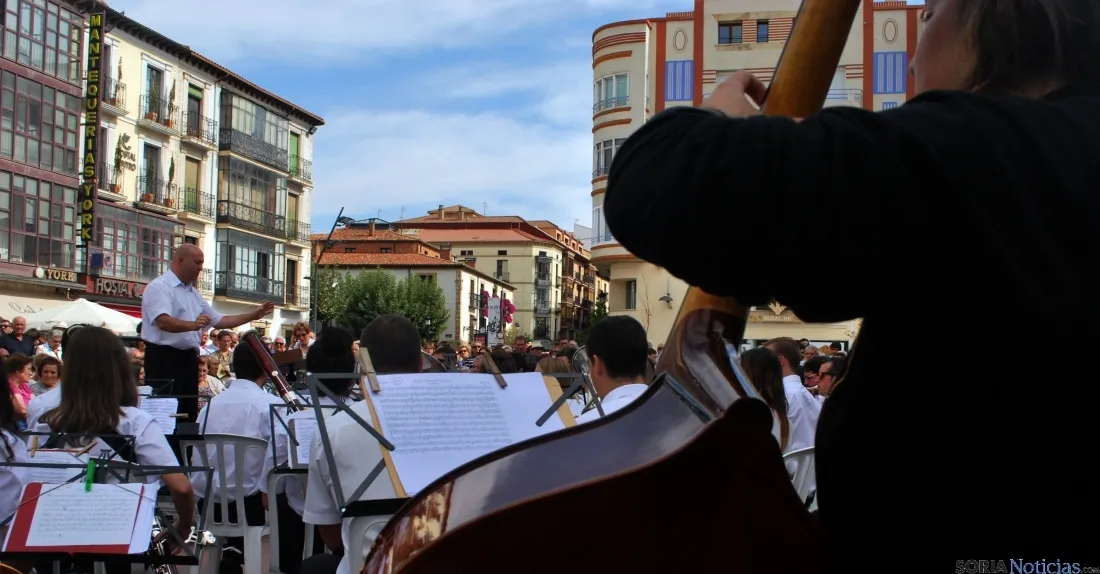 Una imagen del concierto de la Banda este miércoles. / SN