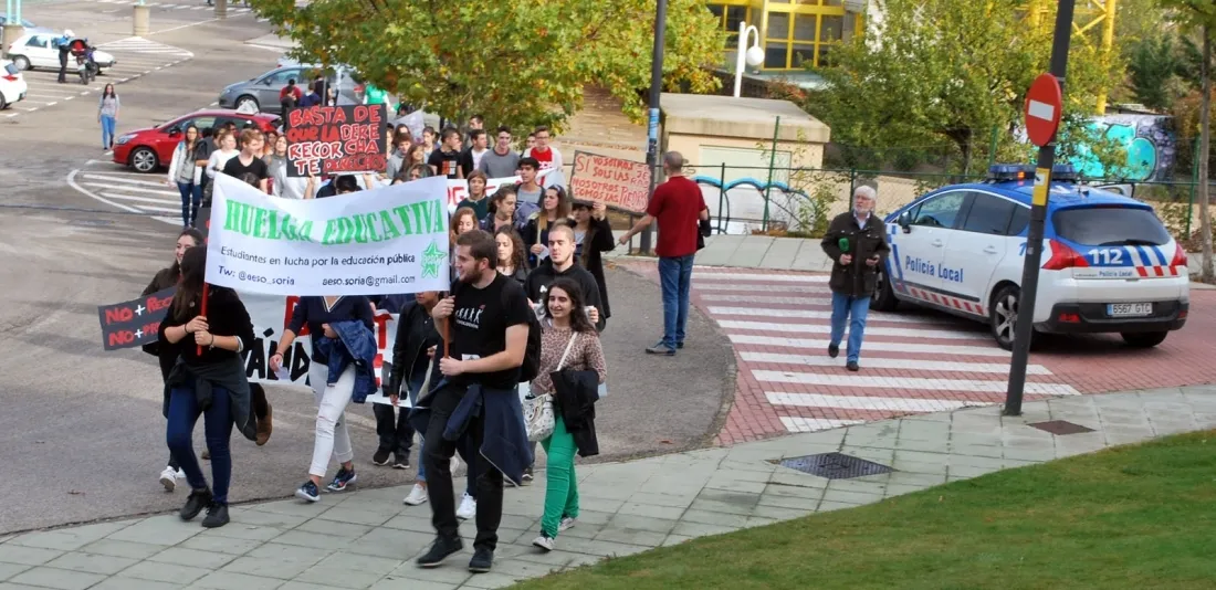 Una imagen de la concentración este miércoles en el Campus./SN
