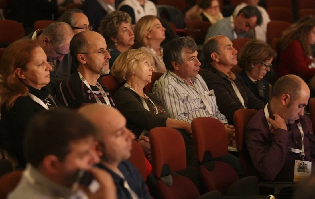 Una imagen de la ceremonia de hermanamiento este martes en el Palacio de La Audiencia. / SN