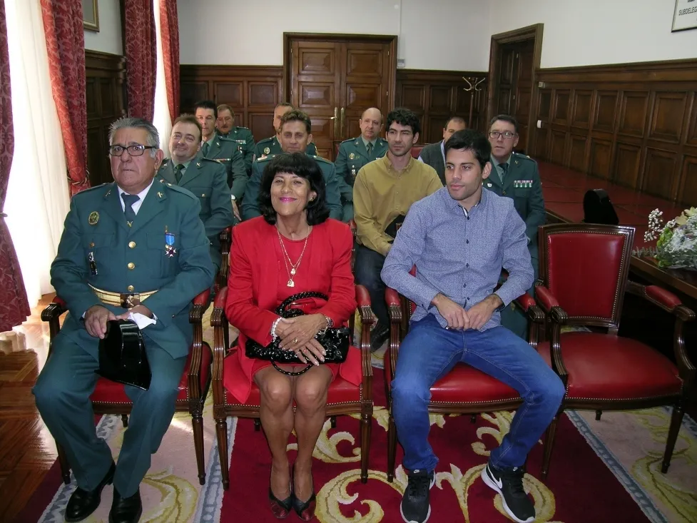 Un momento del acto de homenaje./Subdeleg.