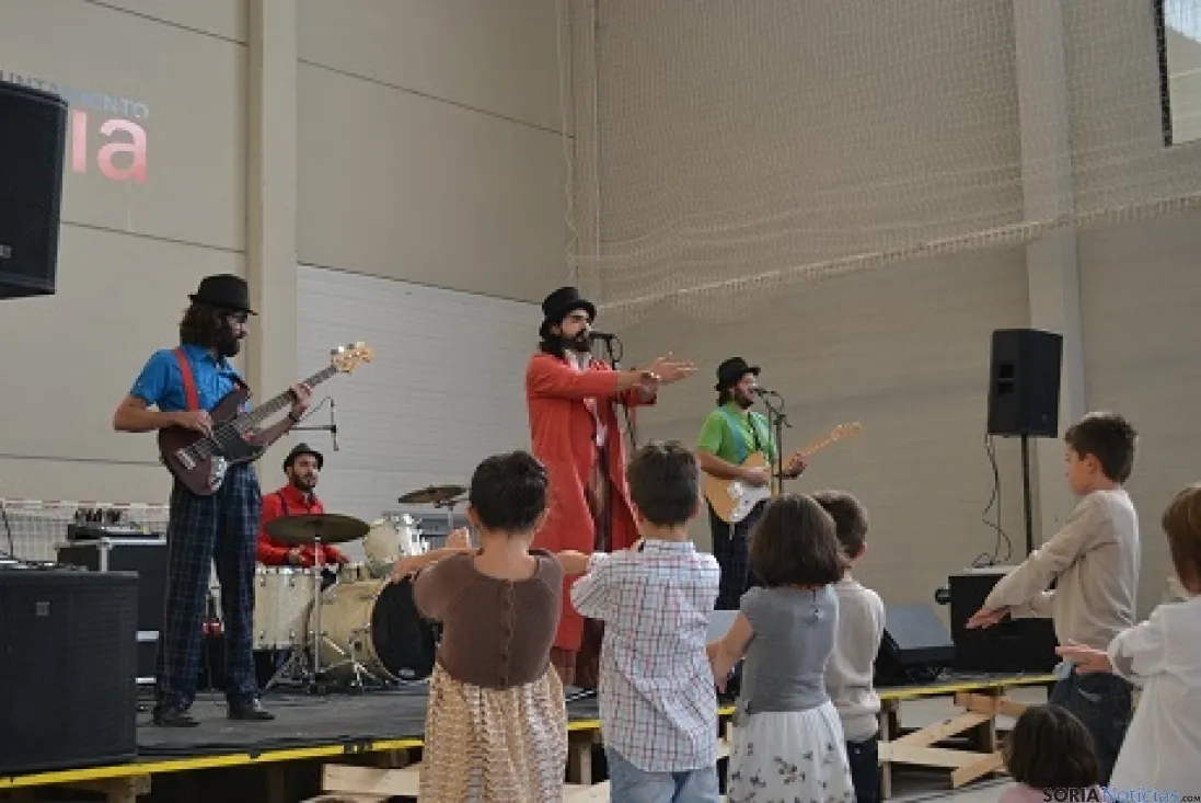 Actividades infantiles durante la primera jornada de San Saturio. /SN