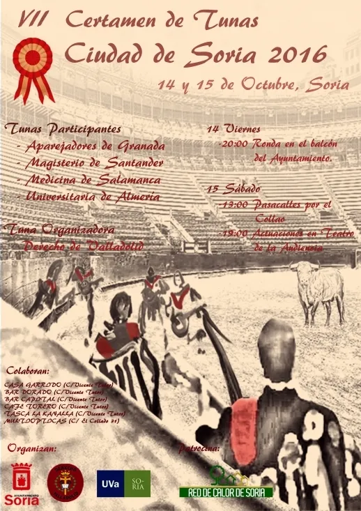 El cartel con el programa