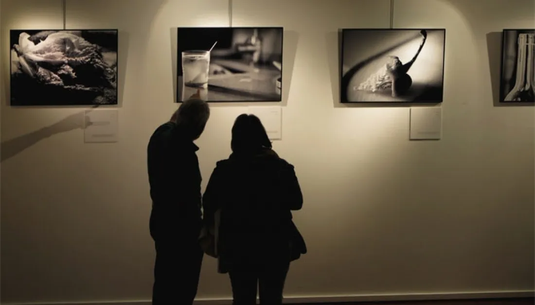 Presentación de la exposición 'Interior Acuario' de Encarna Mozas y Tomás Sánchez.