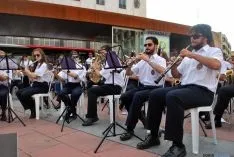 Una imagen del concierto de la Banda este miércoles. / SN