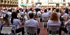 Una imagen del concierto de la Banda este miércoles. / SN
