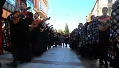 Una de las tunas este mediodía. / SN